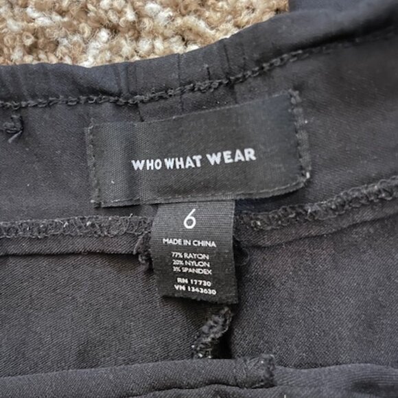 Stretchy Black Work Pants - Picture 2 of 2